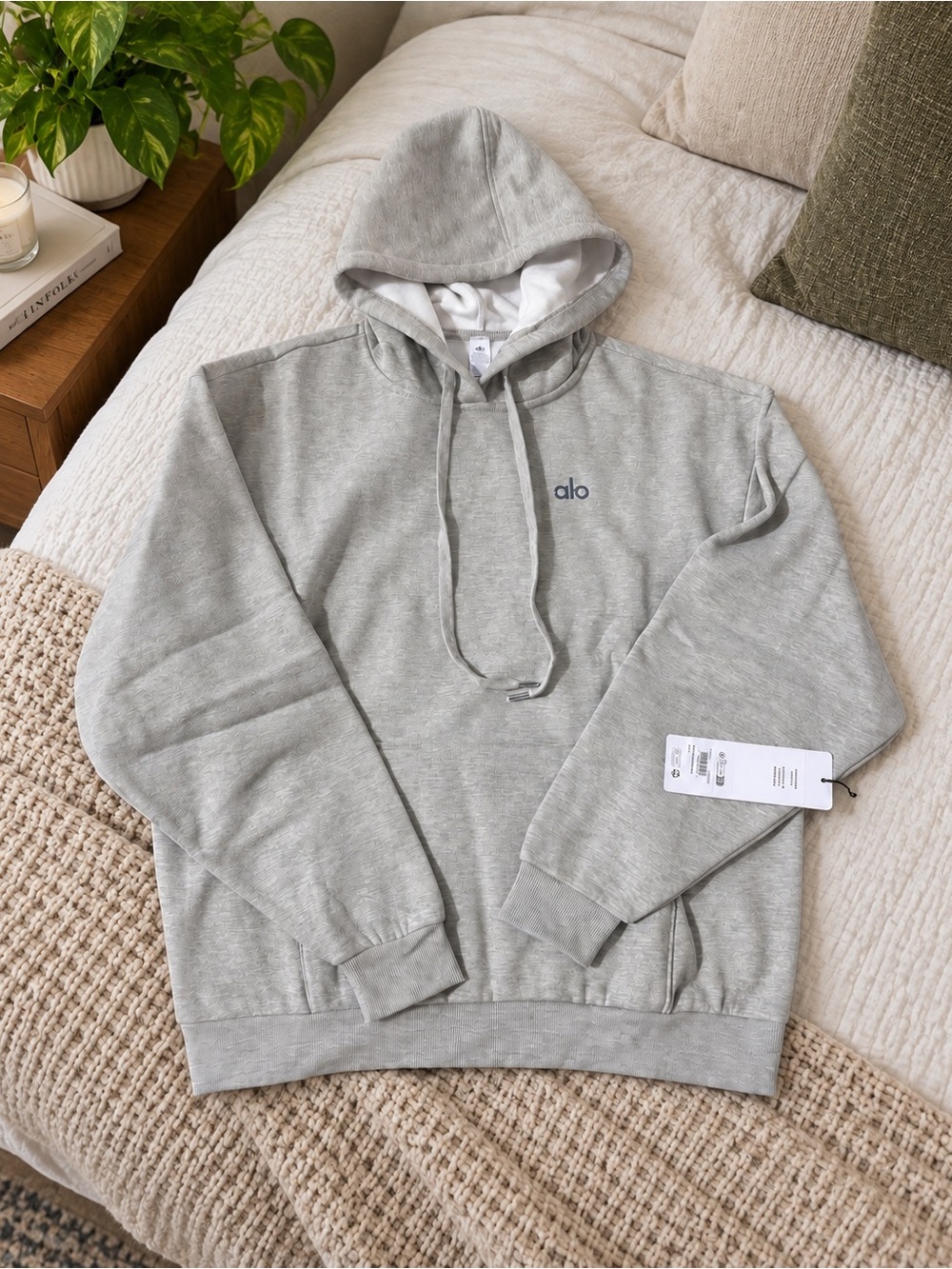 Alo Accolade Hoodie Sweatshirt – Grey